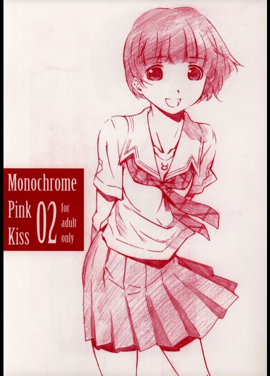 Monochrome Pink Kiss 02          
